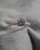 Round Rose Gold Lab Grown Diamond Set Shoulders