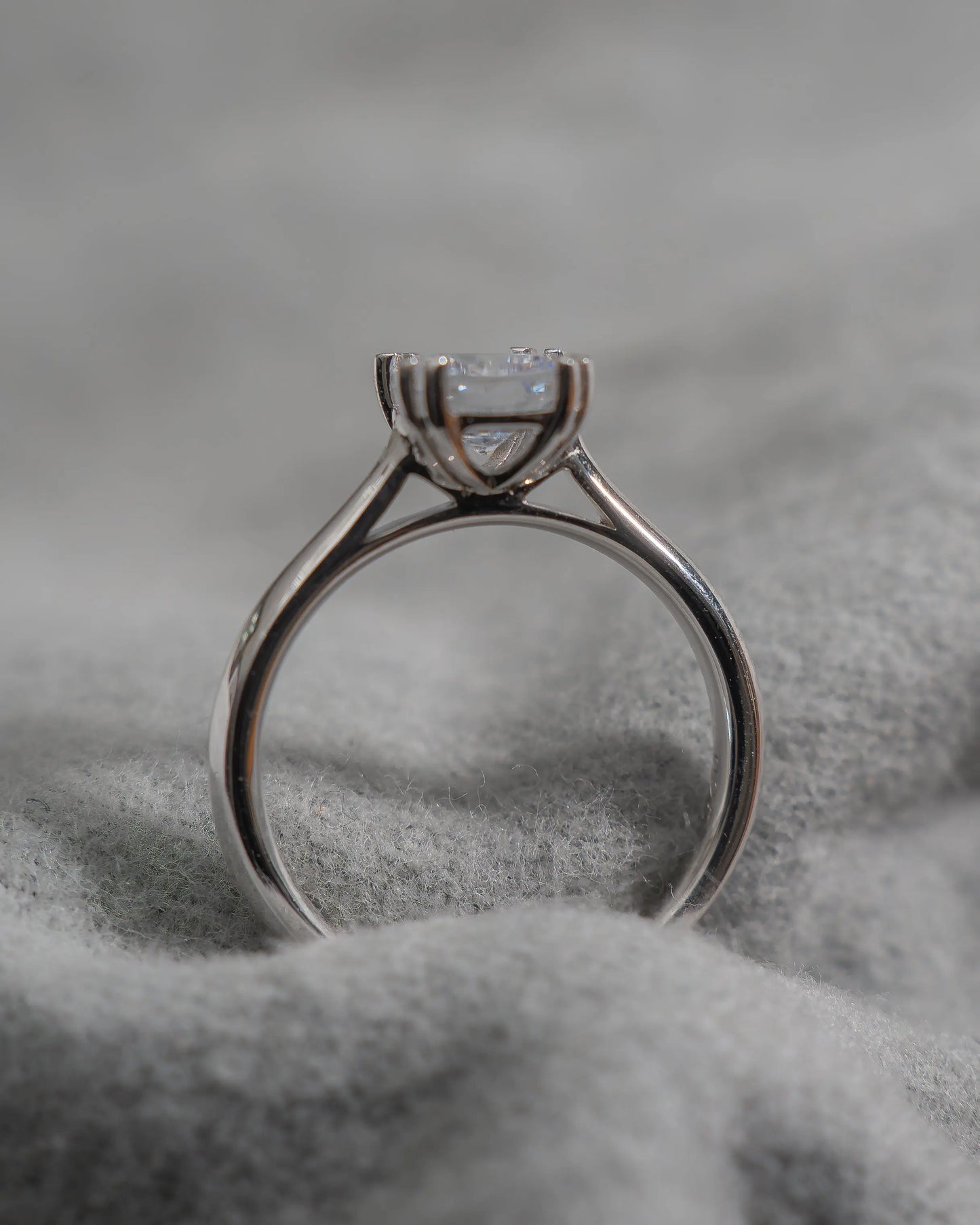 Cushion Platinum Lab Grown Solitaire My Store