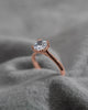 Cushion 18K Rose Gold Lab Grown Solitaire My Store