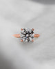 Round Rose Gold Lab Grown Diamond Solitaire