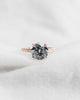 Round Rose Gold Lab Grown Diamond Set Shoulders