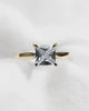 Princess Yellow Gold Lab Grown Diamond Solitaire My Store