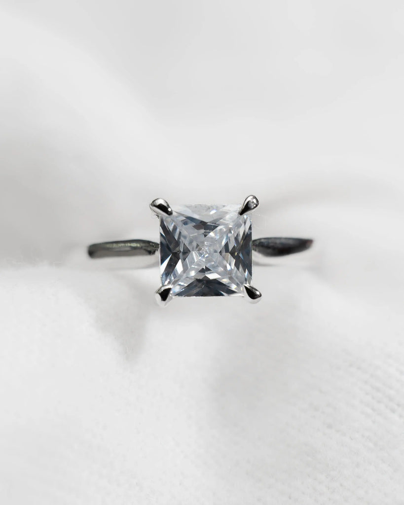 Princess Platinum Lab Grown Diamond Solitaire My Store