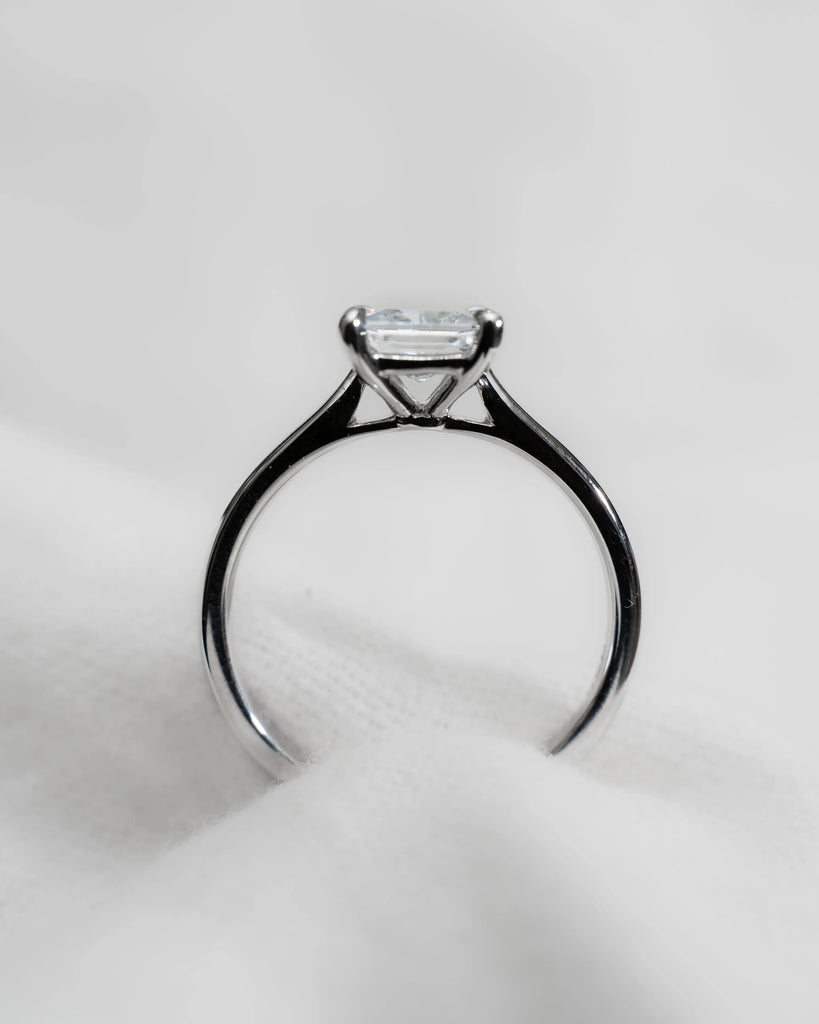 Princess Platinum Lab Grown Diamond Solitaire My Store