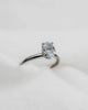 Oval Platinum Lab Grown Diamond Solitaire (Hidden Halo) My Store