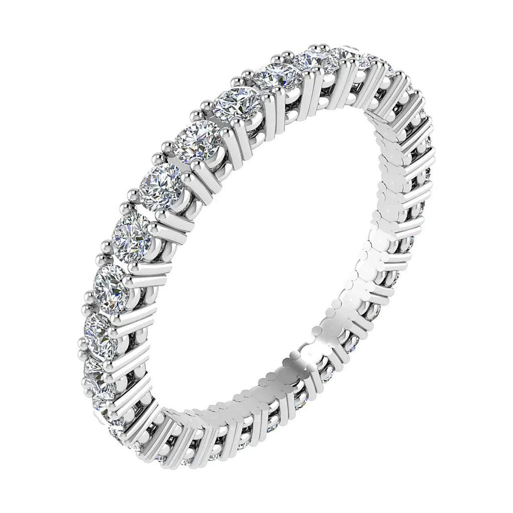 2.2mm Classic Claw Set 100% - Lab-grown Diamond | Platinum Lester & Brown