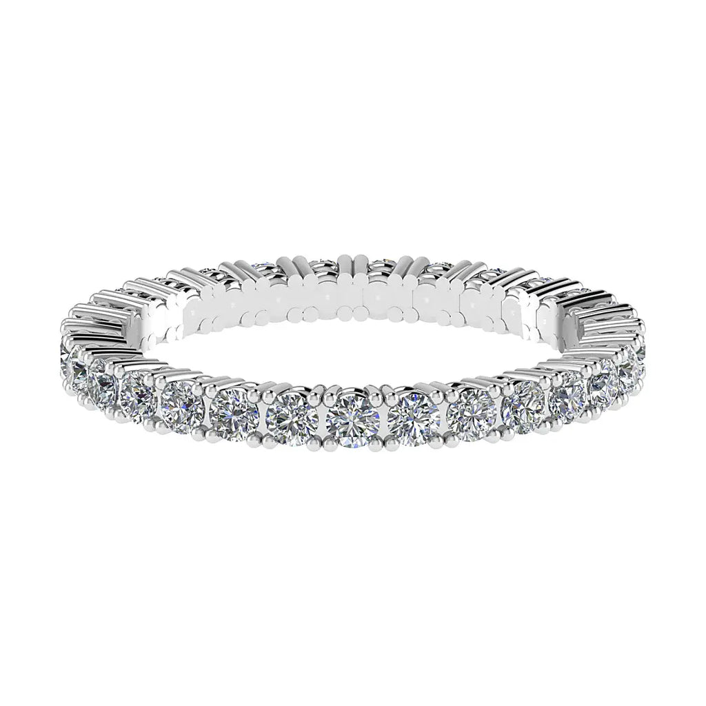 2.2mm Classic Claw Set 100% - Lab-grown Diamond | Platinum Lester & Brown
