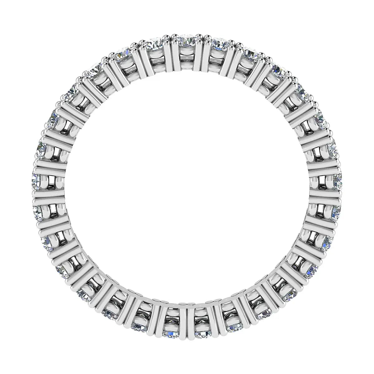 2.2mm Classic Claw Set 100% - Lab-grown Diamond | Platinum Lester & Brown