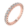 2.2mm Classic Claw Set 100% - Lab-grown Diamond | 18k Rose Gold Lester & Brown