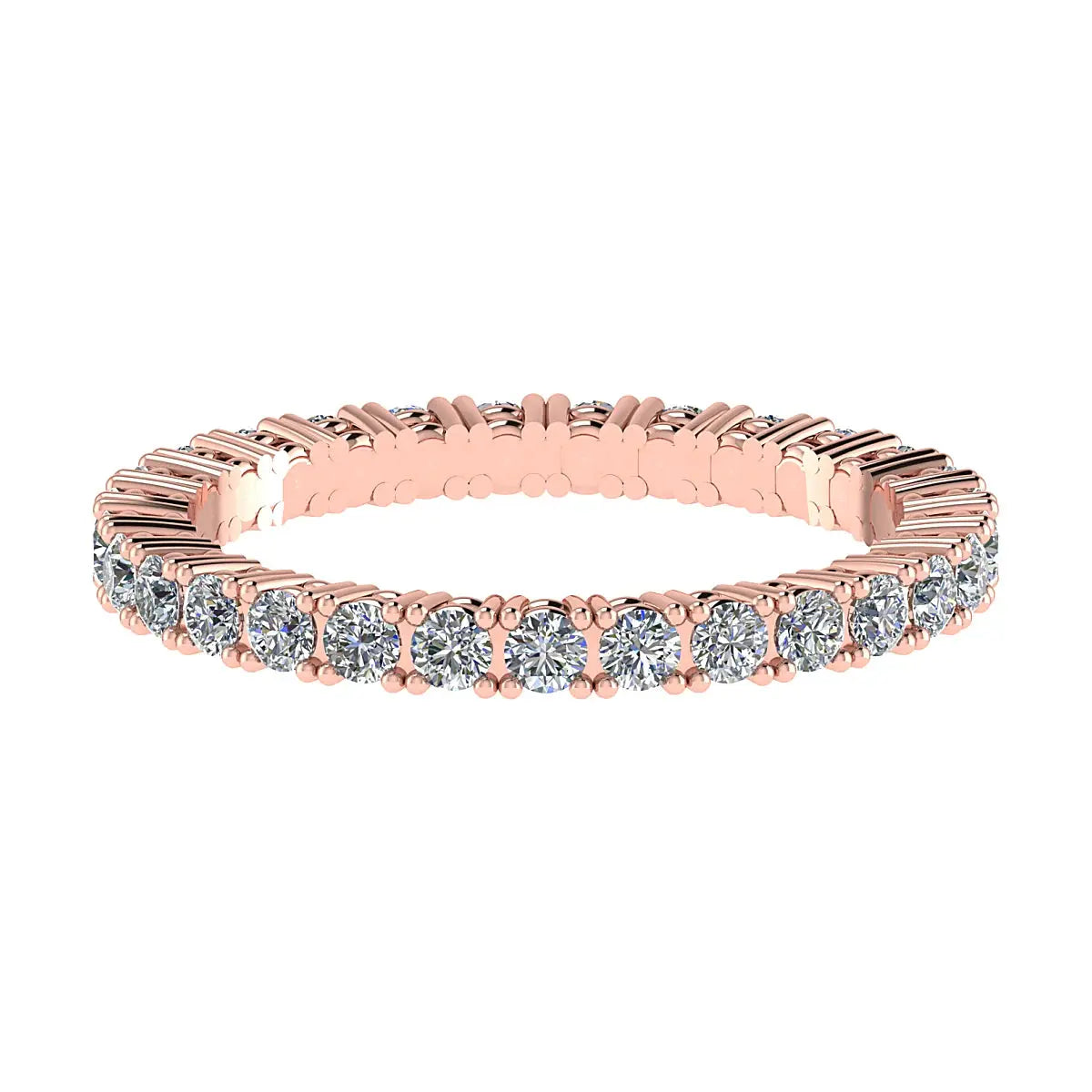 2.2mm Classic Claw Set 100% - Lab-grown Diamond | 18k Rose Gold Lester & Brown