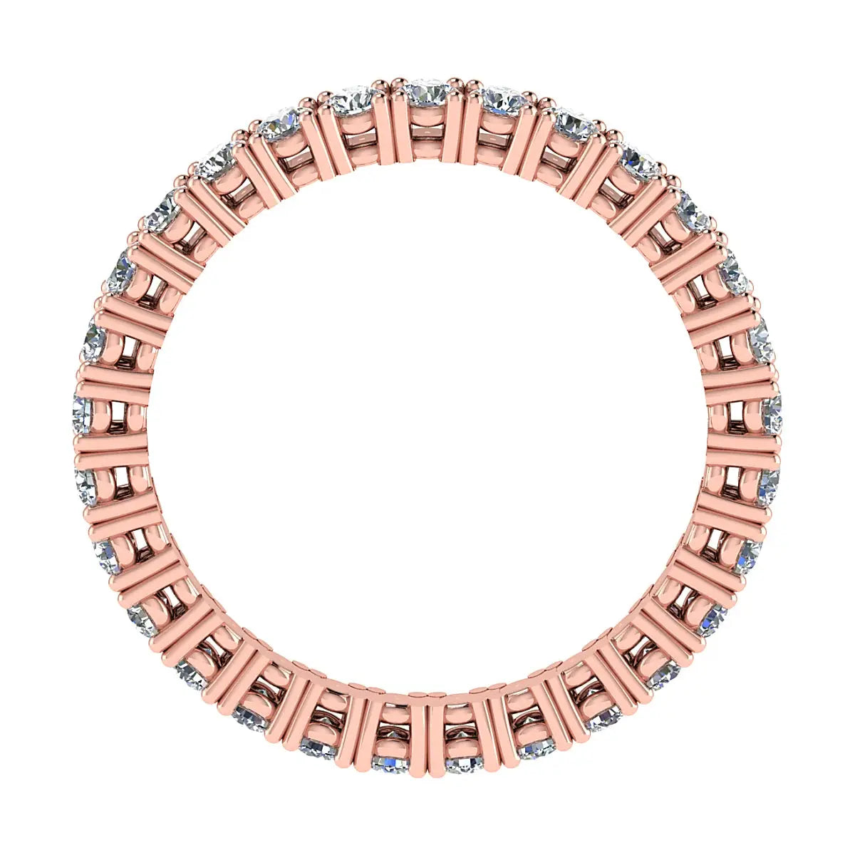 2.2mm Classic Claw Set 100% - Lab-grown Diamond | 18k Rose Gold Lester & Brown