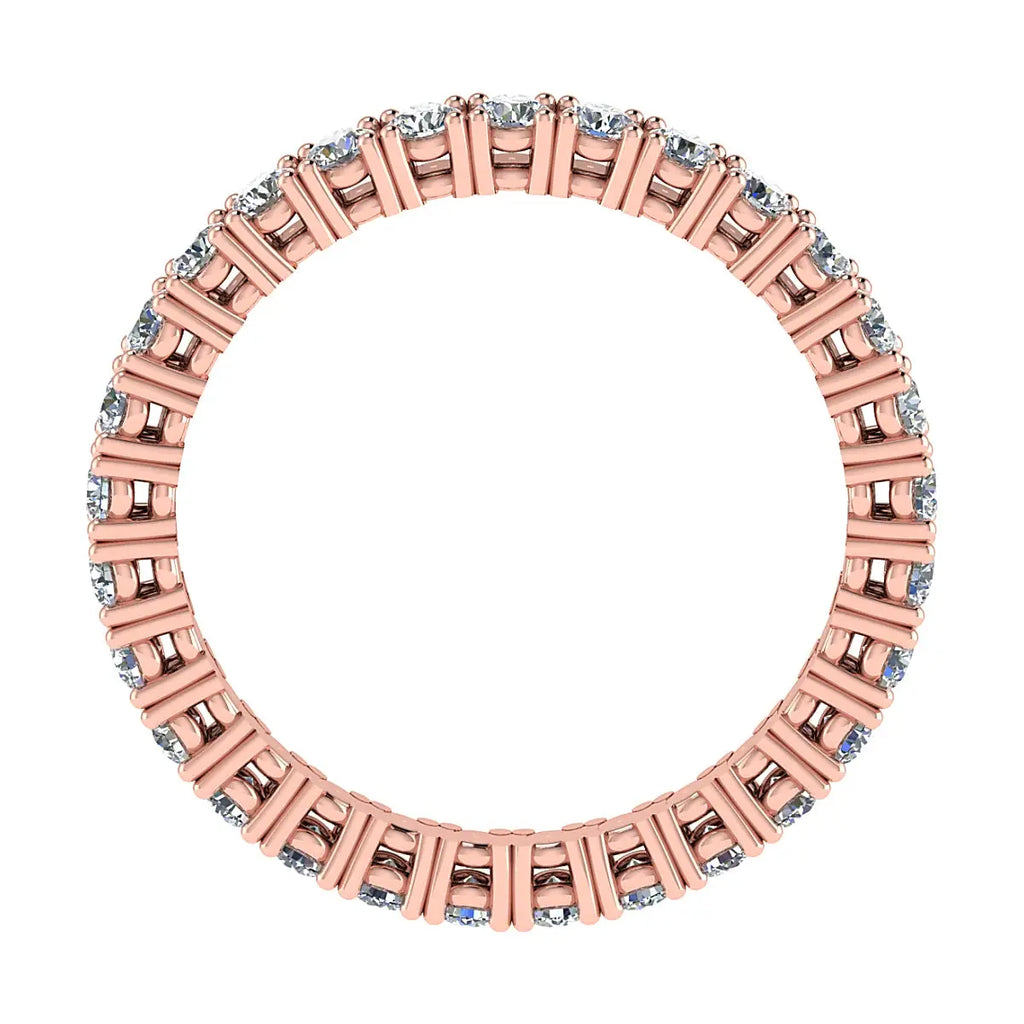 2.2mm Classic Claw Set 100% - Lab-grown Diamond | 18k Rose Gold Lester & Brown