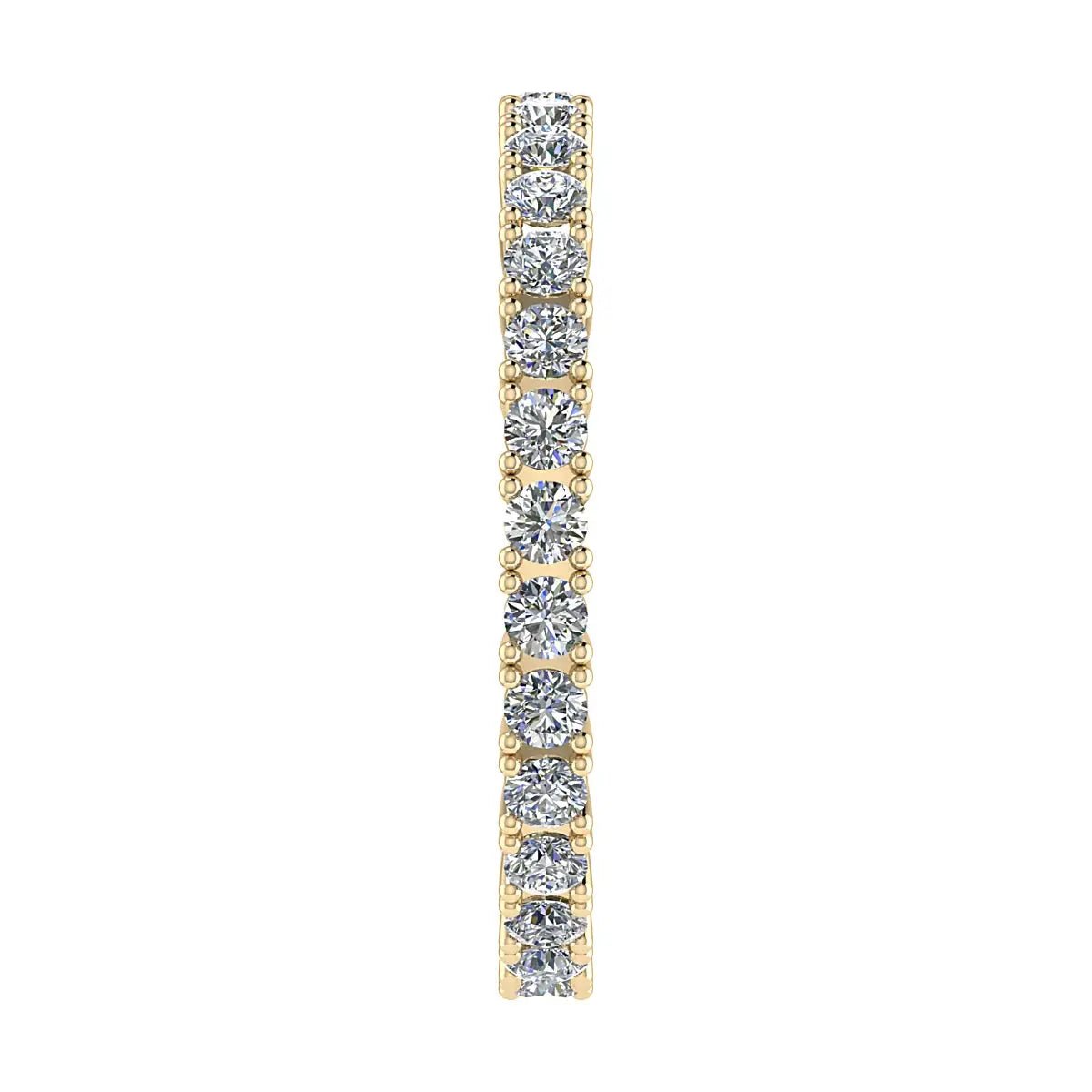 2.2mm Classic Claw Set 100% - Lab-grown Diamond | 18k Yellow Gold Lester & Brown