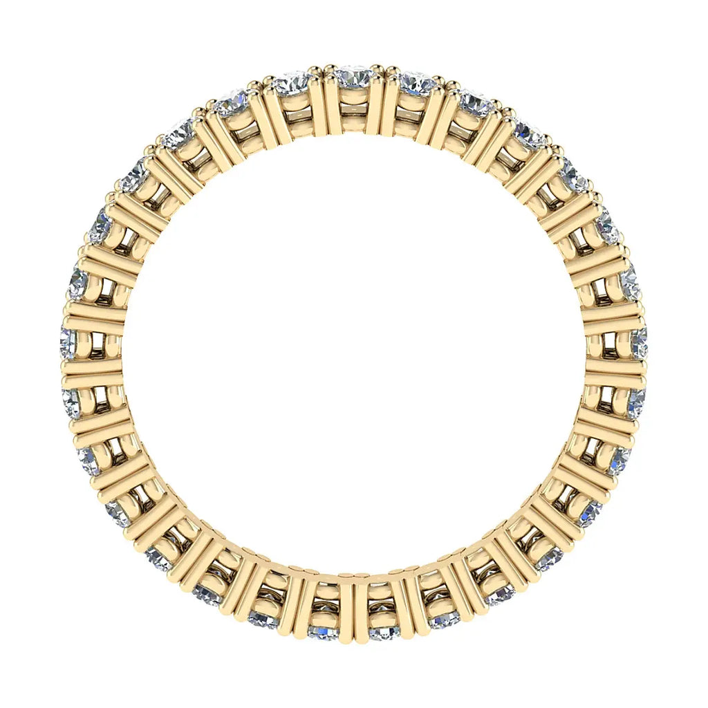2.2mm Classic Claw Set 100% - Lab-grown Diamond | 18k Yellow Gold Lester & Brown