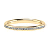 2mm Premium Round Channel Set 50% - Lab-grown Diamond | 18K Yellow Gold Lester & Brown