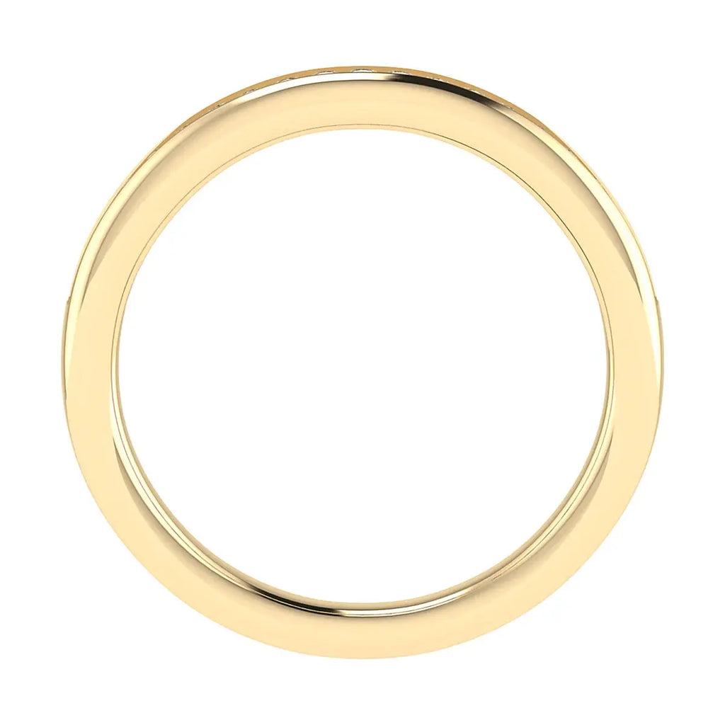 2mm Premium Round Channel Set 50% - Lab-grown Diamond | 18K Yellow Gold Lester & Brown
