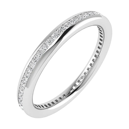 2.30mm Princess Channel Set 100% - Lab-grown Diamond | Platinum Lester & Brown