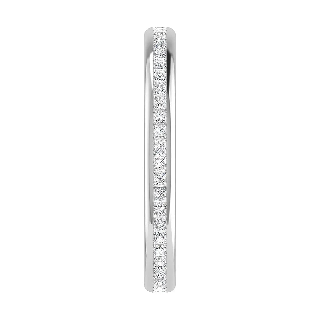 2.30mm Princess Channel Set 100% - Lab-grown Diamond | Platinum Lester & Brown