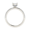 Emerald Platinum Lab Grown Diamond Set Shoulders (Hidden Halo) My Store