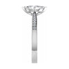 Marquise Platinum Lab Grown Diamond Set Shoulders My Store