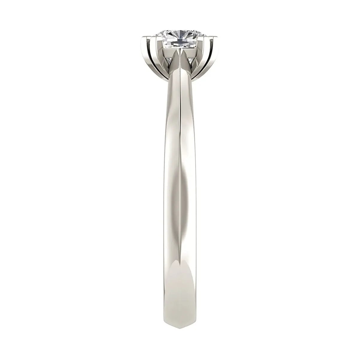 Cushion Platinum Lab Grown Solitaire - Lester & Brown