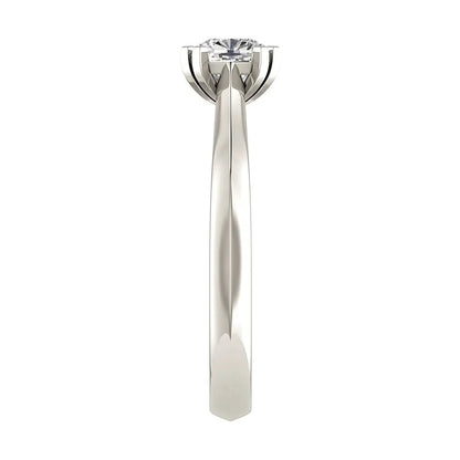 Cushion Platinum Lab Grown Solitaire - Lester & Brown