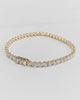 Lab - grown 8.00ct Round Diamond Tennis Bracelet | 18k Yellow Gold - Lester & Brown