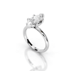 Marquise Platinum Lab Grown Diamond Engagement Ring - Lester & Brown