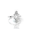 Marquise Platinum Lab Grown Diamond Engagement Ring - Lester & Brown