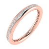 2.30mm Princess Channel Set 100% - Lab-grown Diamond | 18K Yellow Gold Lester & Brown