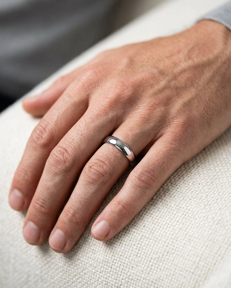 Wedding Ring Band — Luxury Bridal Jewelry Close-up | Generated by Modelize