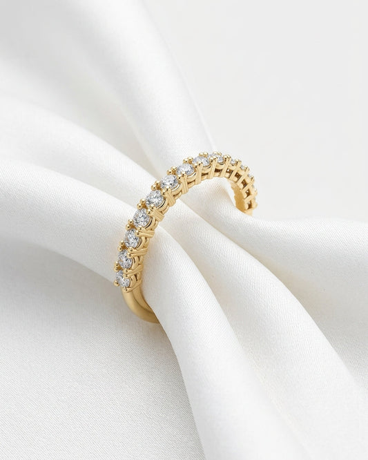 ring — Minimalist White Cloth Jewelry Set | Generated by Modelize