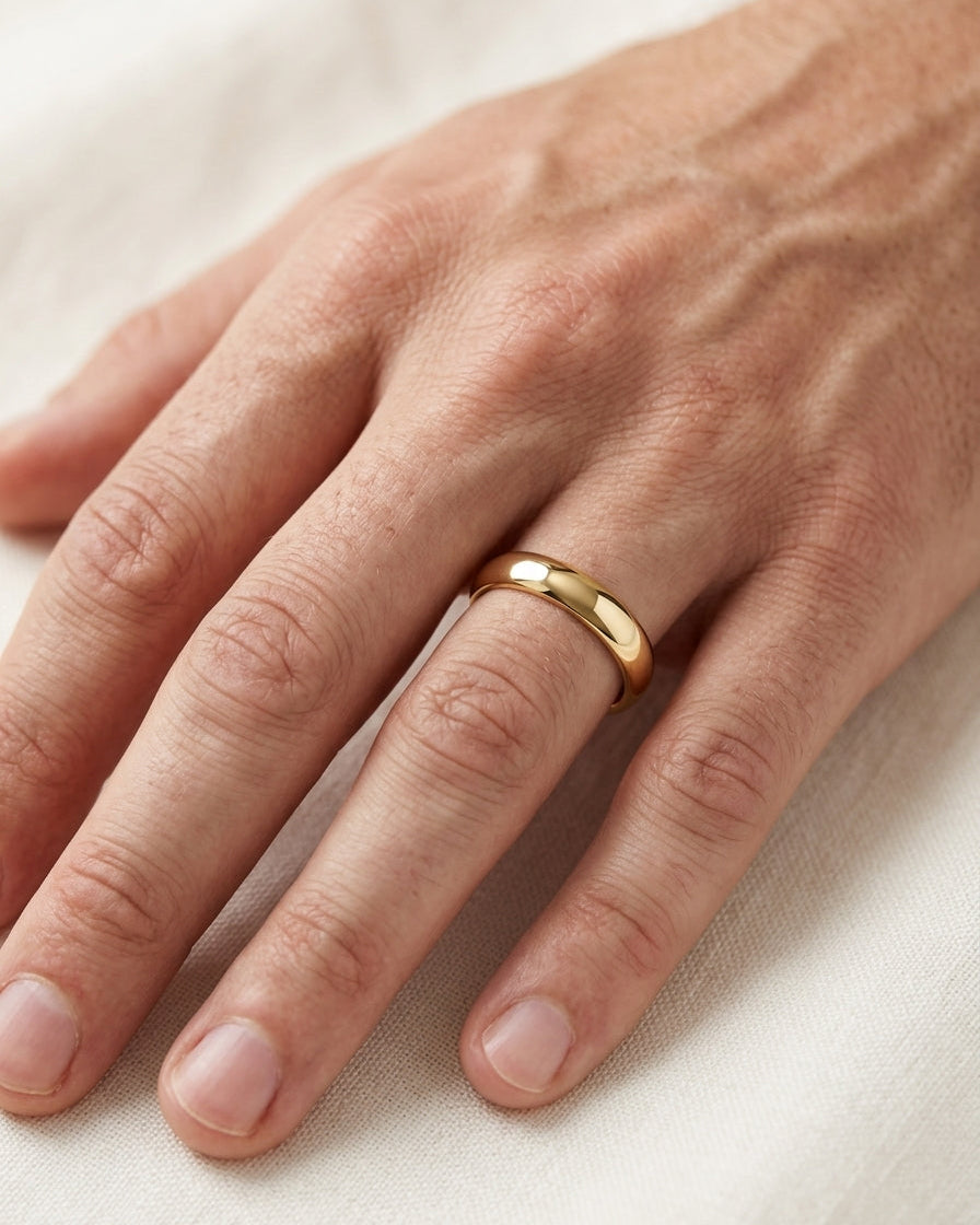 Wedding Ring Band — Luxury Bridal Jewelry Close-up | Generated by Modelize