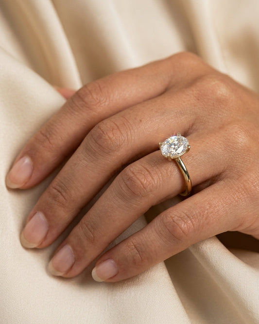 Solitaire Engagement Ring — Luxury Bridal Jewelry Close-up | Generated by Modelize