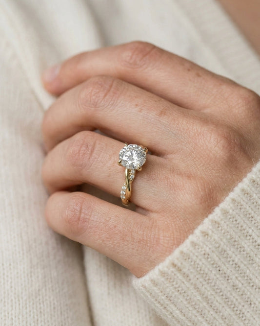 Engagement Ring — Luxury Bridal Jewelry Close-up | Generated by Modelize