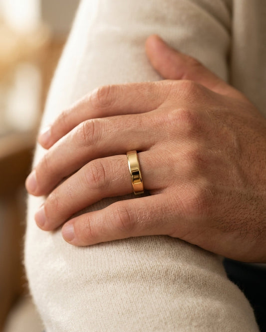 Wedding Ring Band — Luxury Bridal Jewelry Close-up | Generated by Modelize