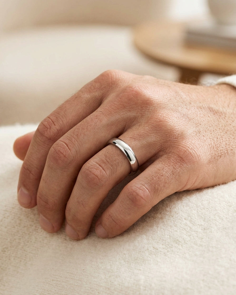 Wedding Ring Band — Luxury Bridal Jewelry Close-up | Generated by Modelize