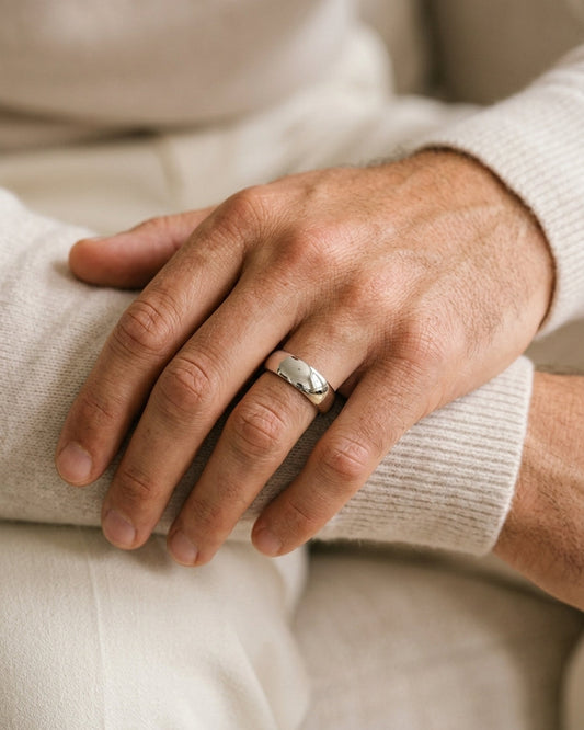 Wedding Ring Band — Luxury Bridal Jewelry Close-up | Generated by Modelize