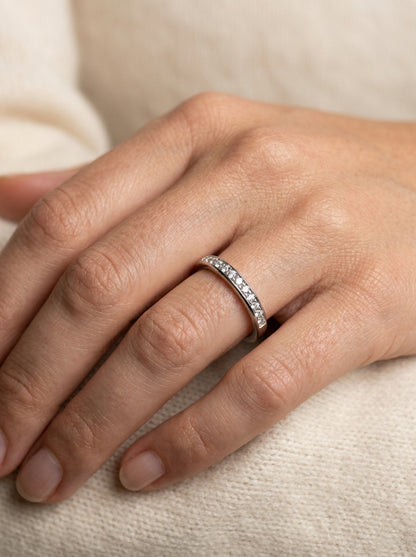 Bridal eternity band — Luxury Bridal Jewelry Close-up | Generated by Modelize