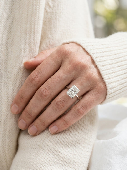 Engagement Ring — Luxury Bridal Jewelry Close-up | Generated by Modelize