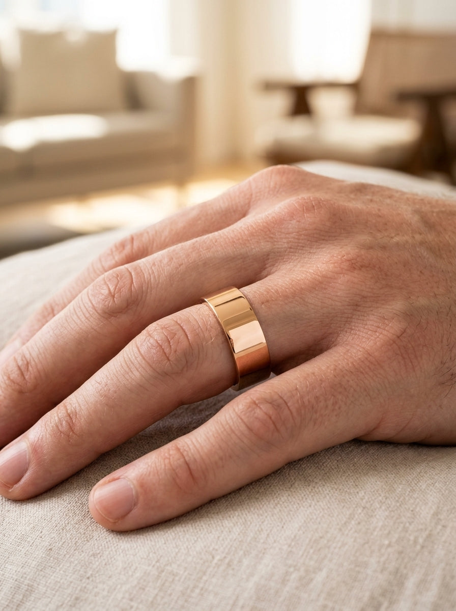 Wedding Ring Band — Luxury Bridal Jewelry Close-up | Generated by Modelize