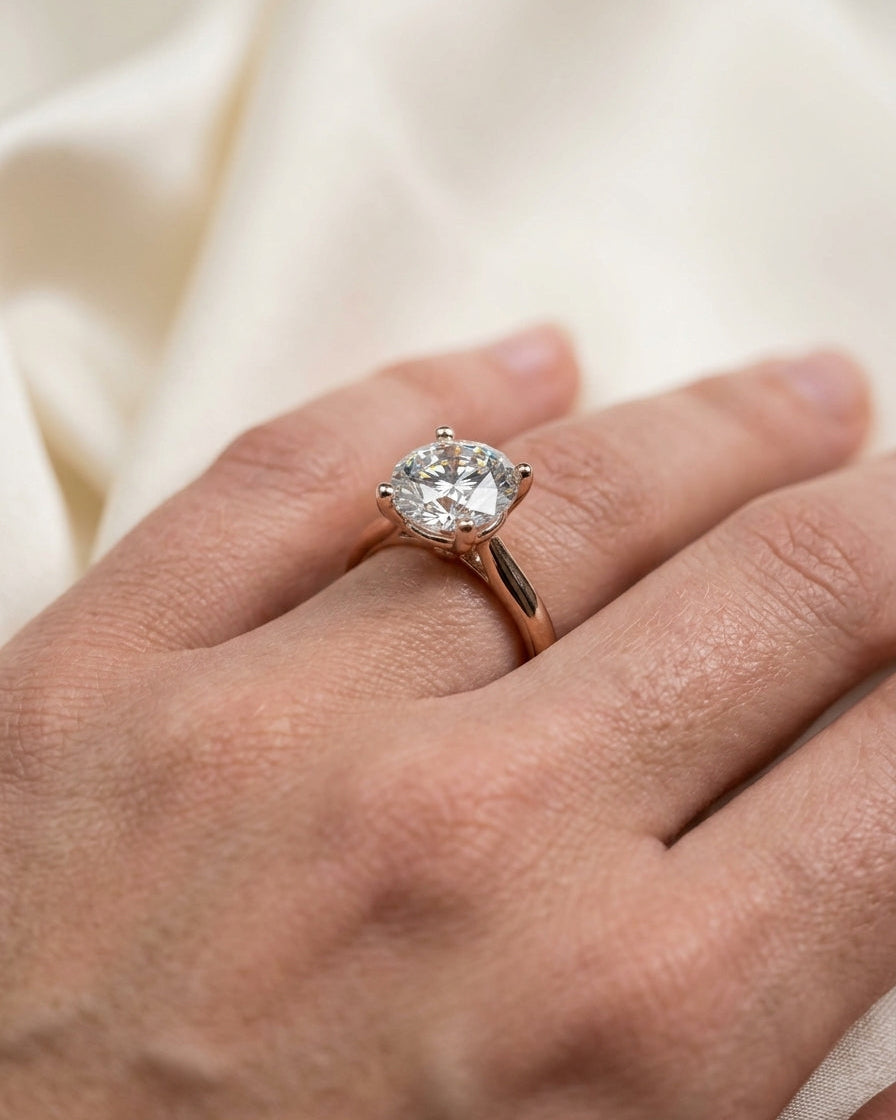 Engagement Ring — Luxury Bridal Jewelry Close-up | Generated by Modelize