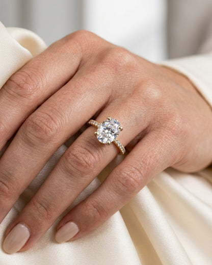 Engagement Ring — Luxury Bridal Jewelry Close-up | Generated by Modelize