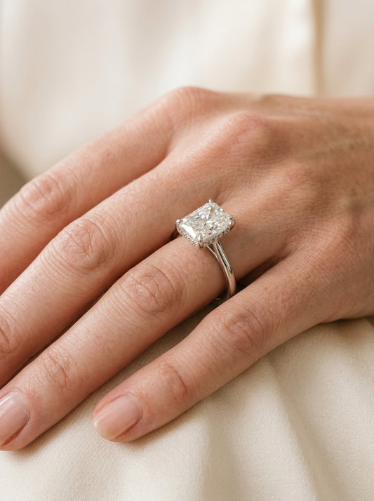 Engagement Ring — Luxury Bridal Jewelry Close-up | Generated by Modelize