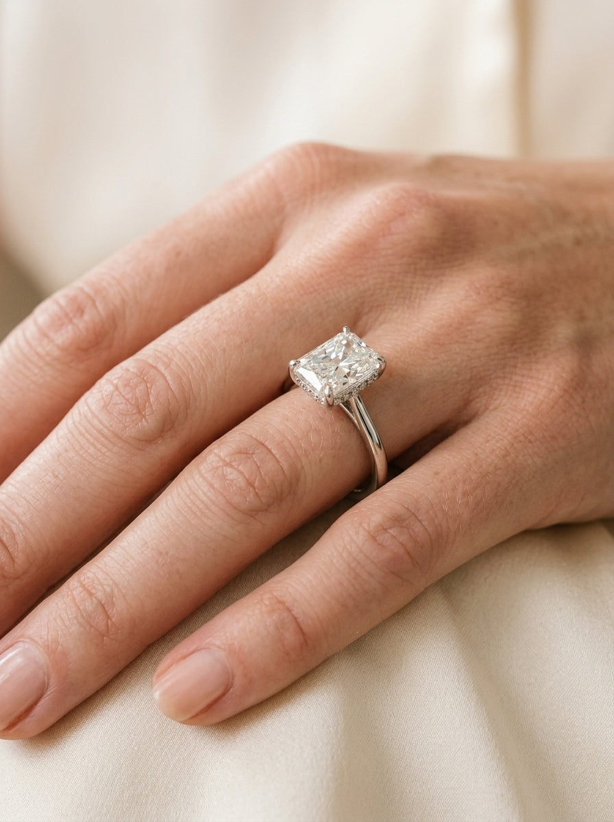 Engagement Ring — Luxury Bridal Jewelry Close-up | Generated by Modelize