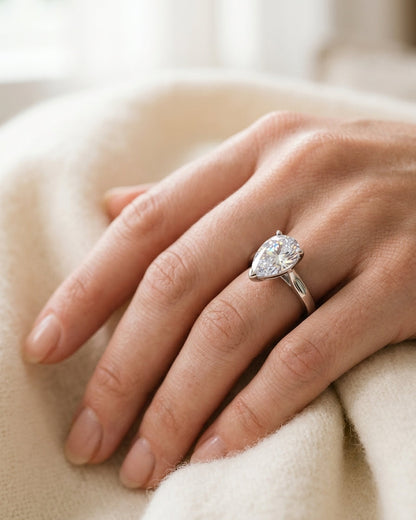 solitaire ring — Luxury Bridal Jewelry Close-up | Generated by Modelize
