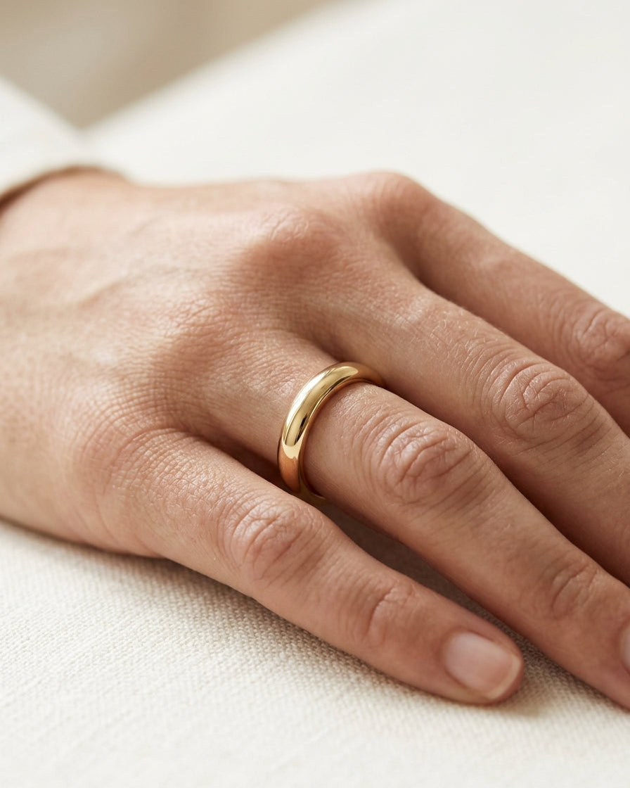 Wedding Ring Band — Luxury Bridal Jewelry Close-up | Generated by Modelize