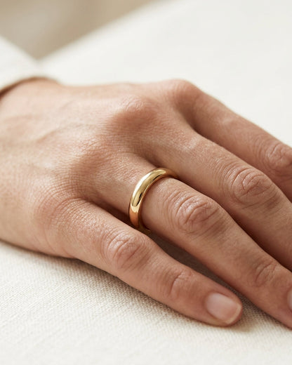 Wedding Ring Band — Luxury Bridal Jewelry Close-up | Generated by Modelize
