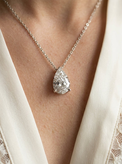Necklace with pendant — Luxury Bridal Jewelry Close-up | Generated by Modelize