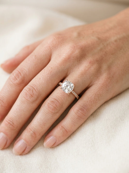 Engagement Ring — Luxury Bridal Jewelry Close-up | Generated by Modelize